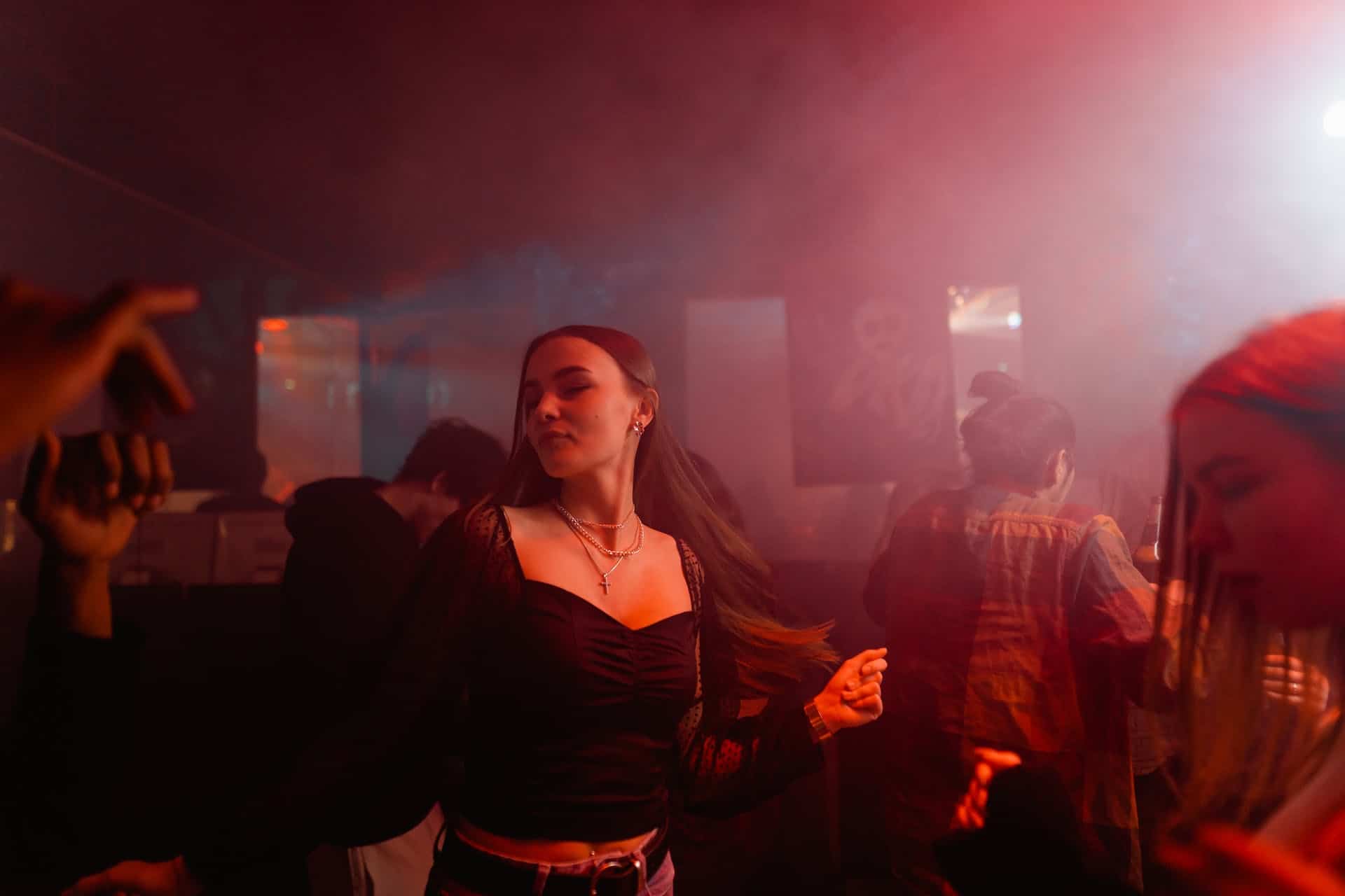 woman dancing in a party
