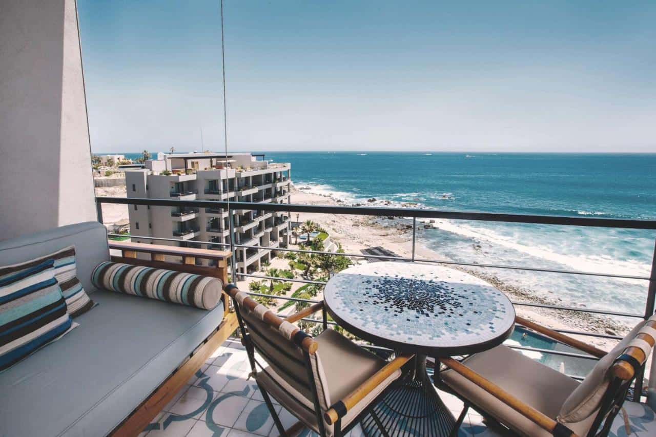 Private balcony of The Cape, a Thompson Hotel resort