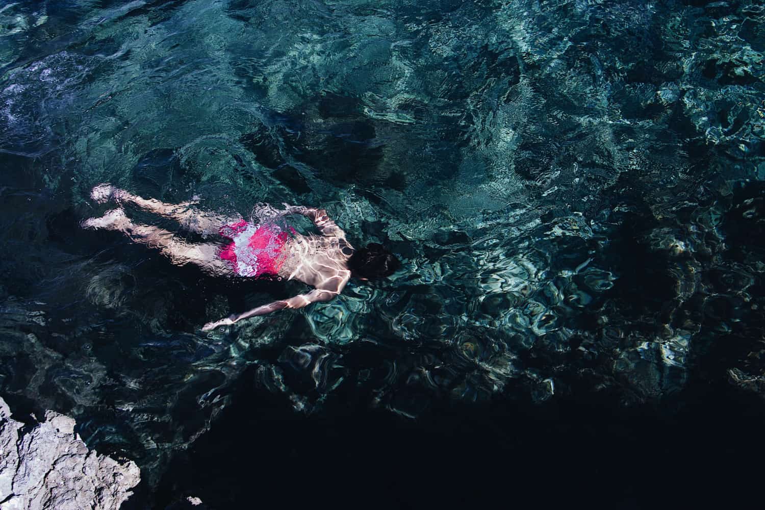swimming in cenotes