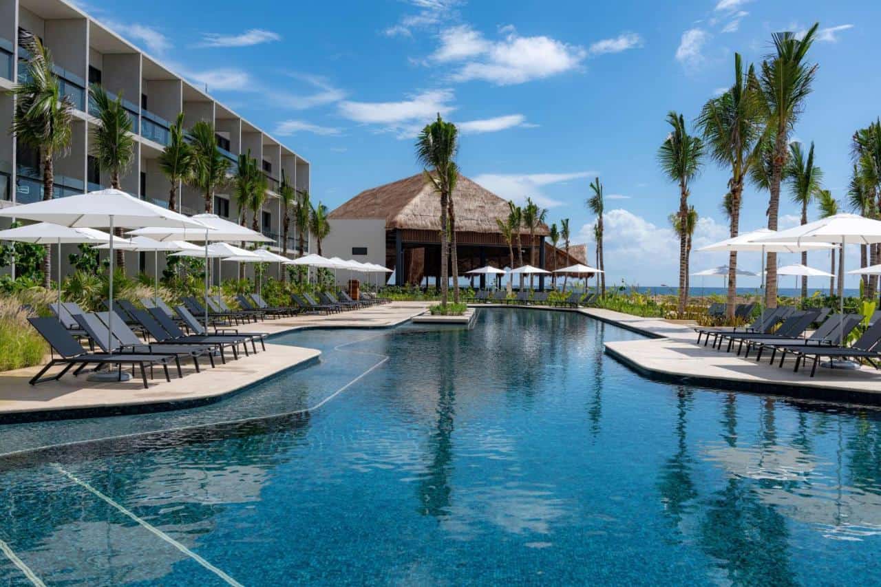swimming pool of Hilton Tulum Riviera Maya All-Inclusive Resort