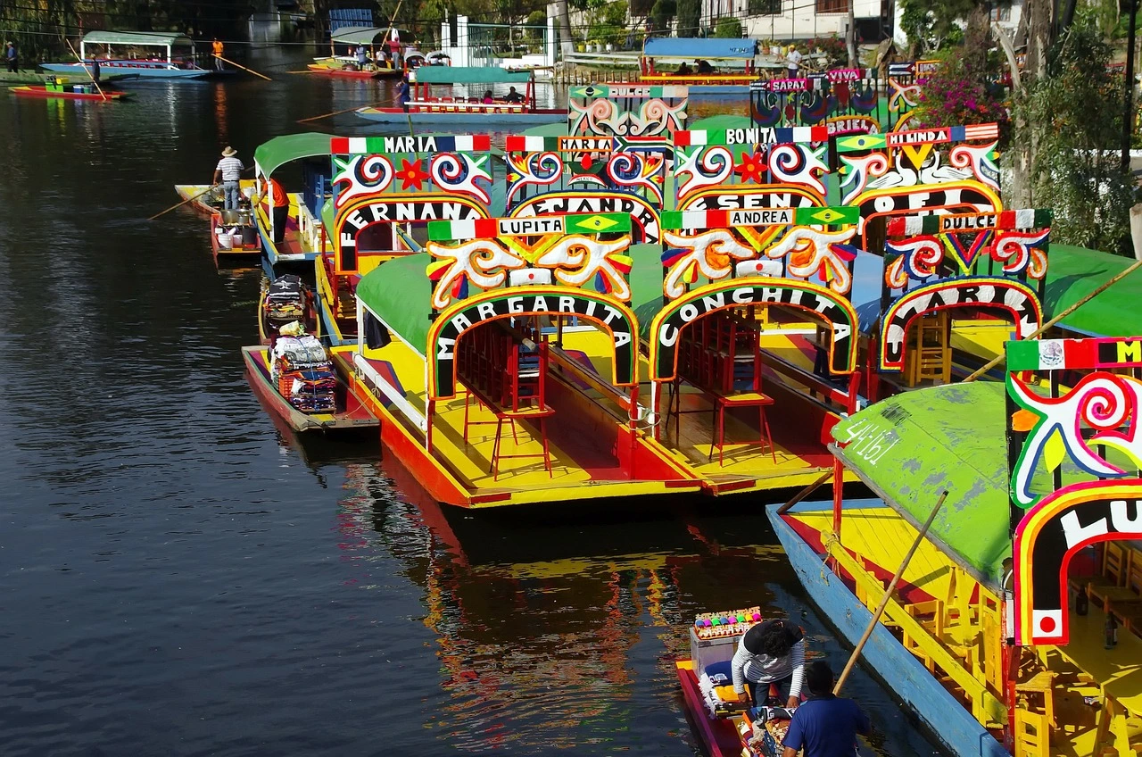 boat in Xochimilco