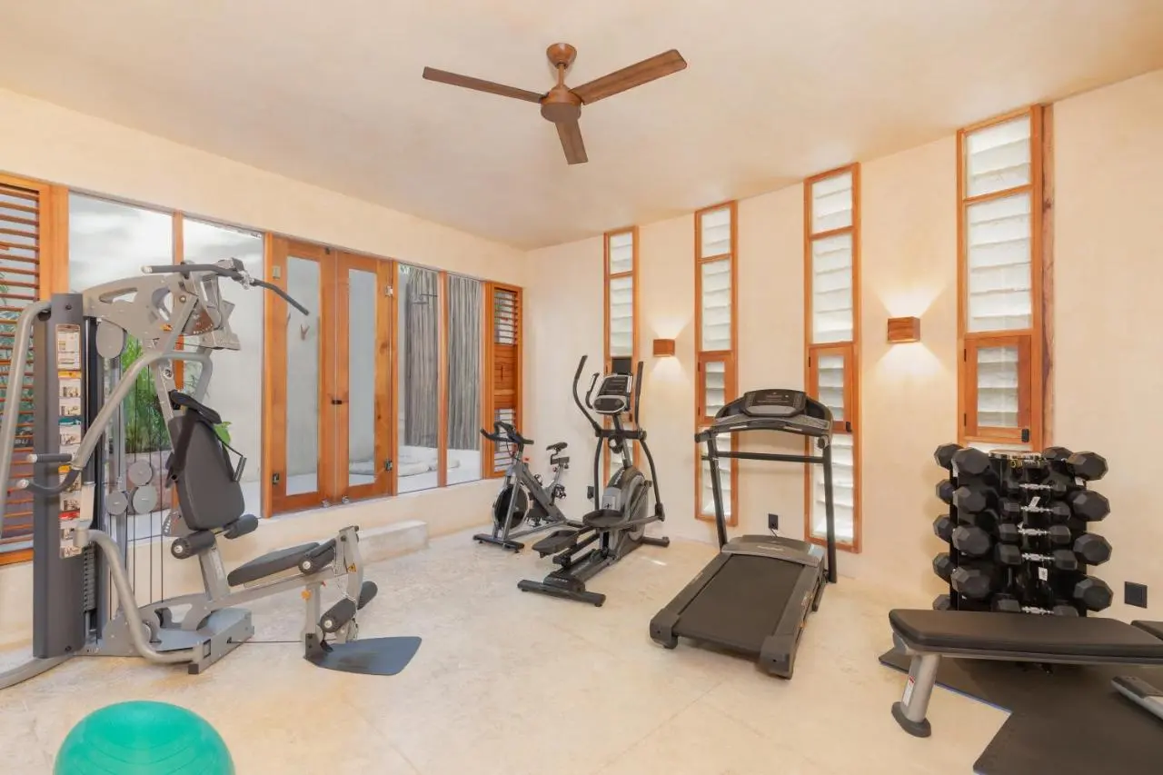 fitness zone at Hotel Ma’xanab Tulum